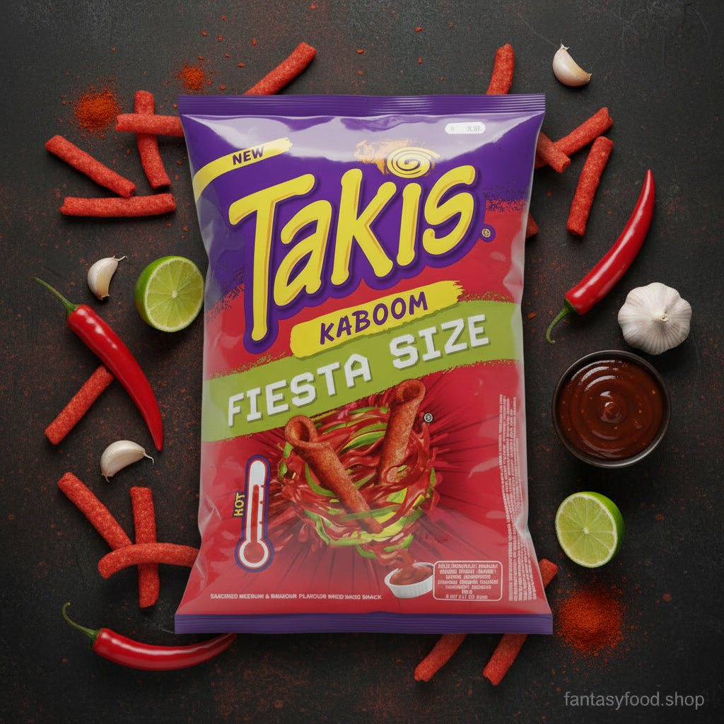 Takis Kaboom Liv. Piccantezza Media 200g