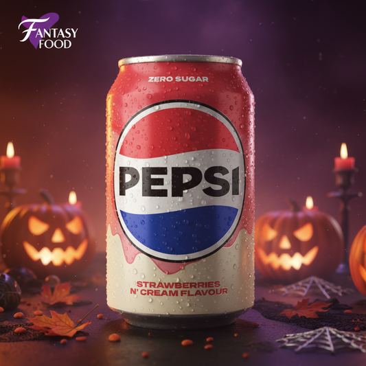 PEPSI STRAWBERRIES & CREAM FLAVOUR FRAGOLA & PANNA (330 ML) 🇬🇧
