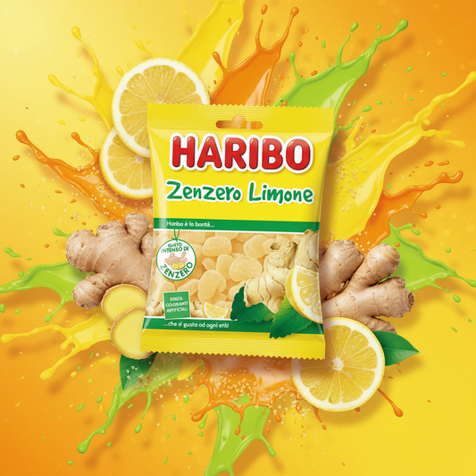 🍬HARIBO – ZENZERO & LIMONE (GUSTO INTENSO) – 100G