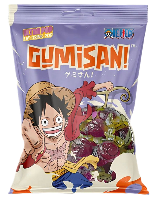 🍇 LUFFY CARAMELLE GOMMOSE GUSTO UVA GUMISAN 180g