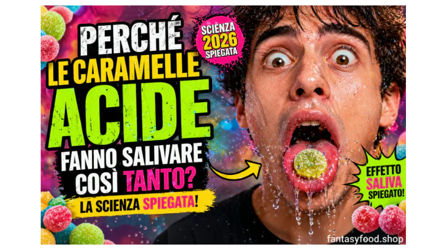 Reazione intensa a caramella acida con produzione elevata di saliva spiegata dalla scienza
