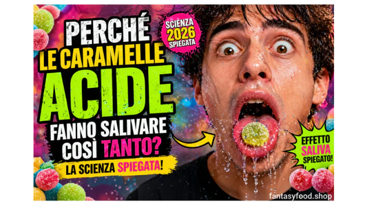 Reazione intensa a caramella acida con produzione elevata di saliva spiegata dalla scienza