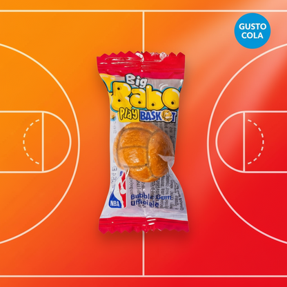 🏀 BIG BABOL PLAY BASKET – GOMMA DA MASTICARE GUSTO COLA 🏀  (IT)