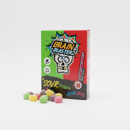 BRAIN BLASTERZ Bitz:  Mela verde e fragola Mix perfetto!