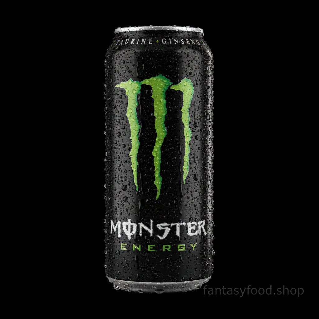 Effetto ghiacciato lattina Monster Energy con condensa