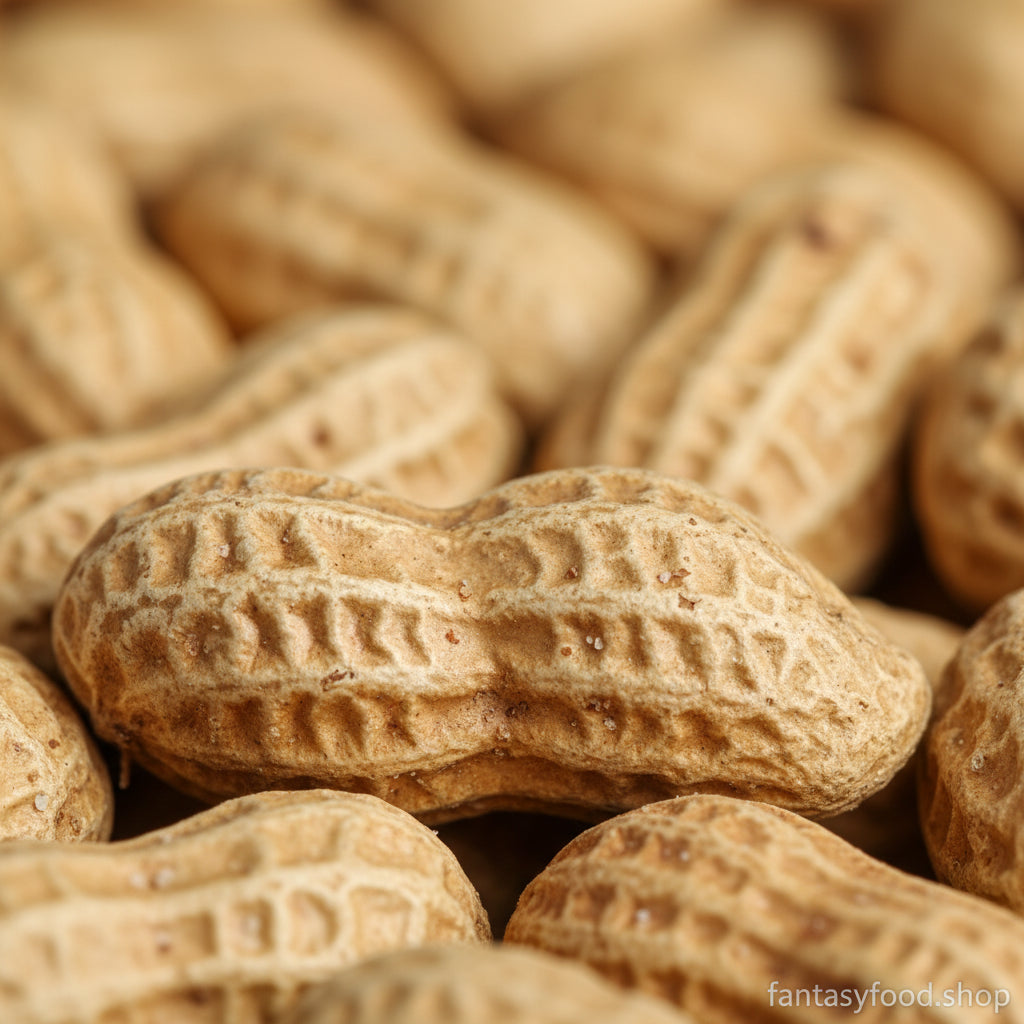 Dettaglio delle arachidi tostate presenti nella barretta Reese’s Nutrageous