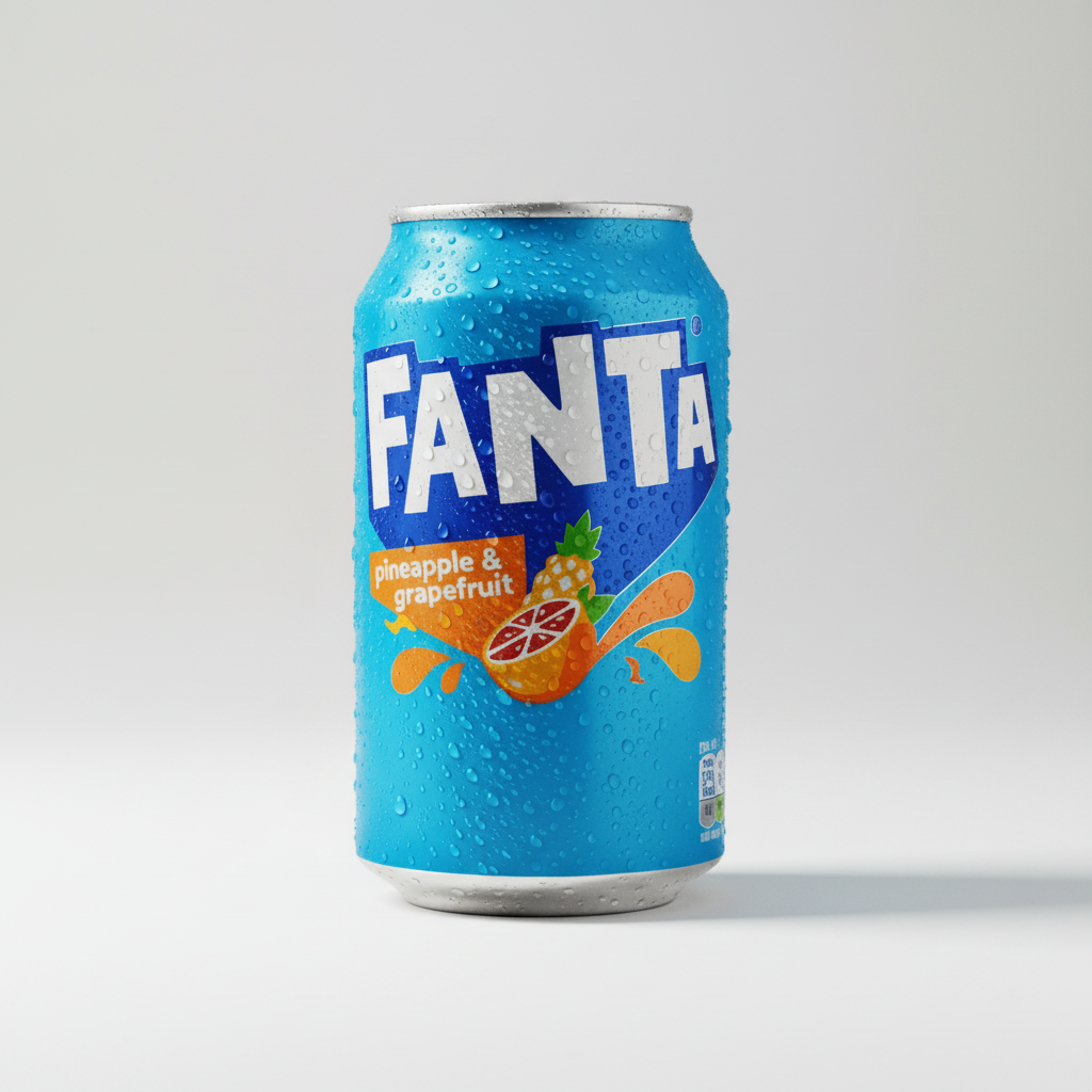 Fanta Ananas e Pompelmo UK lattina tropicale importata