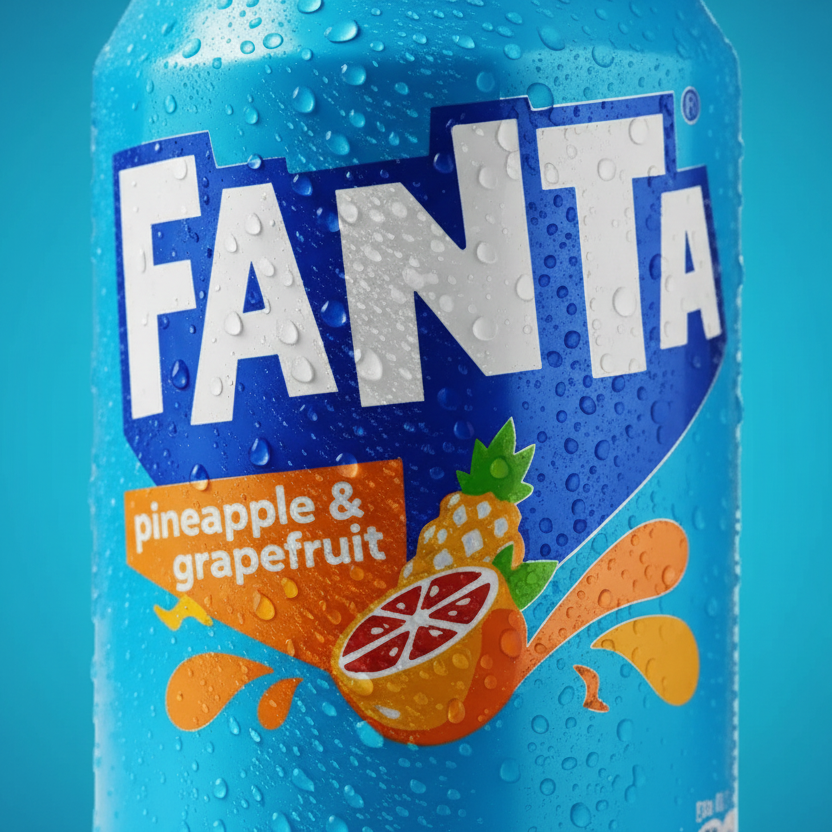Edizione UK Fanta gusto ananas e pompelmo