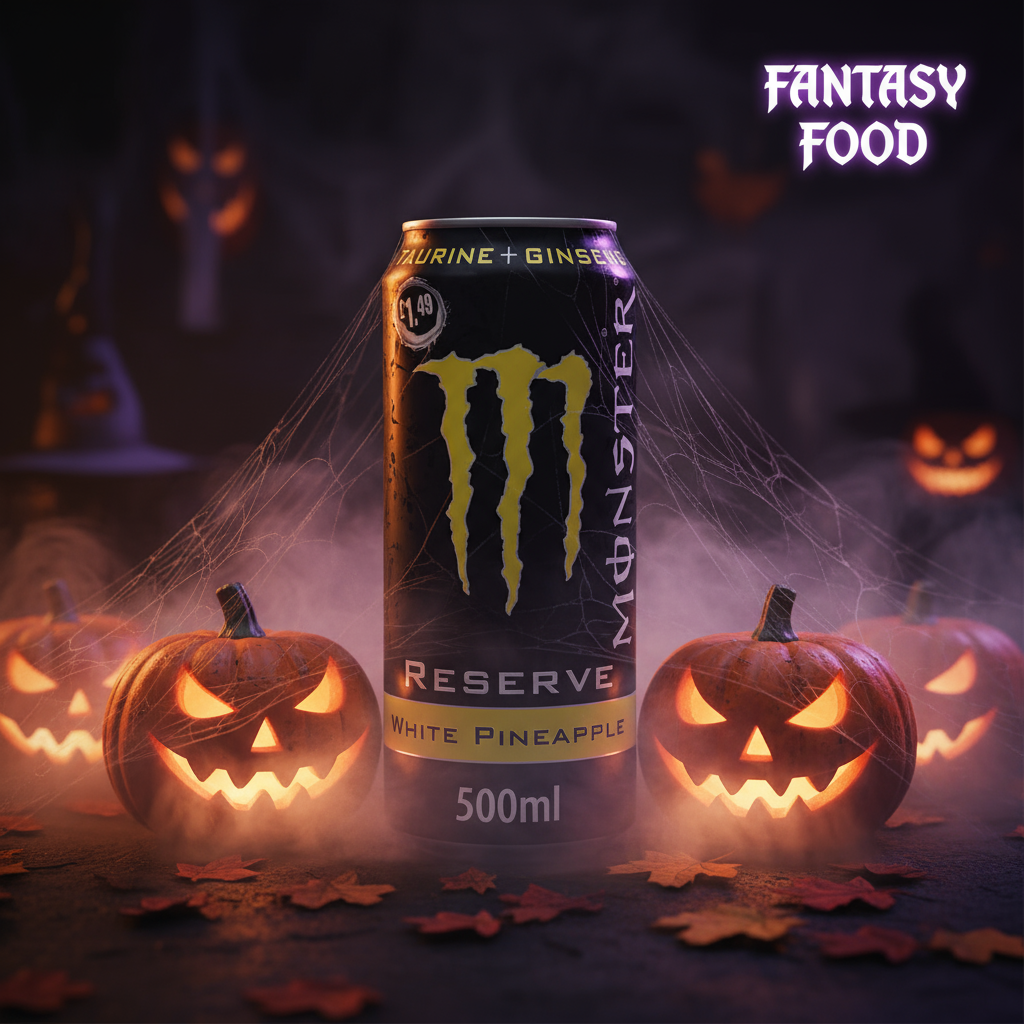 🧡 MONSTER RESERVE WHITE PINEAPPLE UK (500 ML)⚡ENERGIA TROPICALE