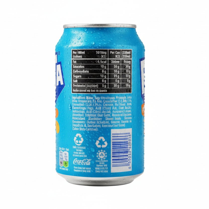 Ingredienti e valori nutrizionali Fanta Ananas Pompelmo