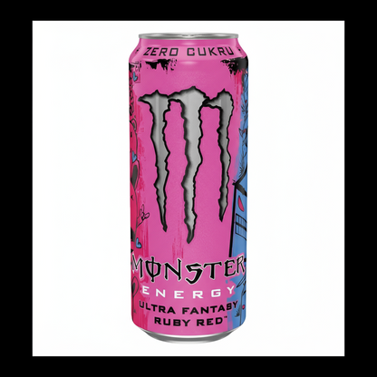 🧡 MONSTER ENERGY ULTRA  FANTASY RUBY RED – EU (500 ML)⚡