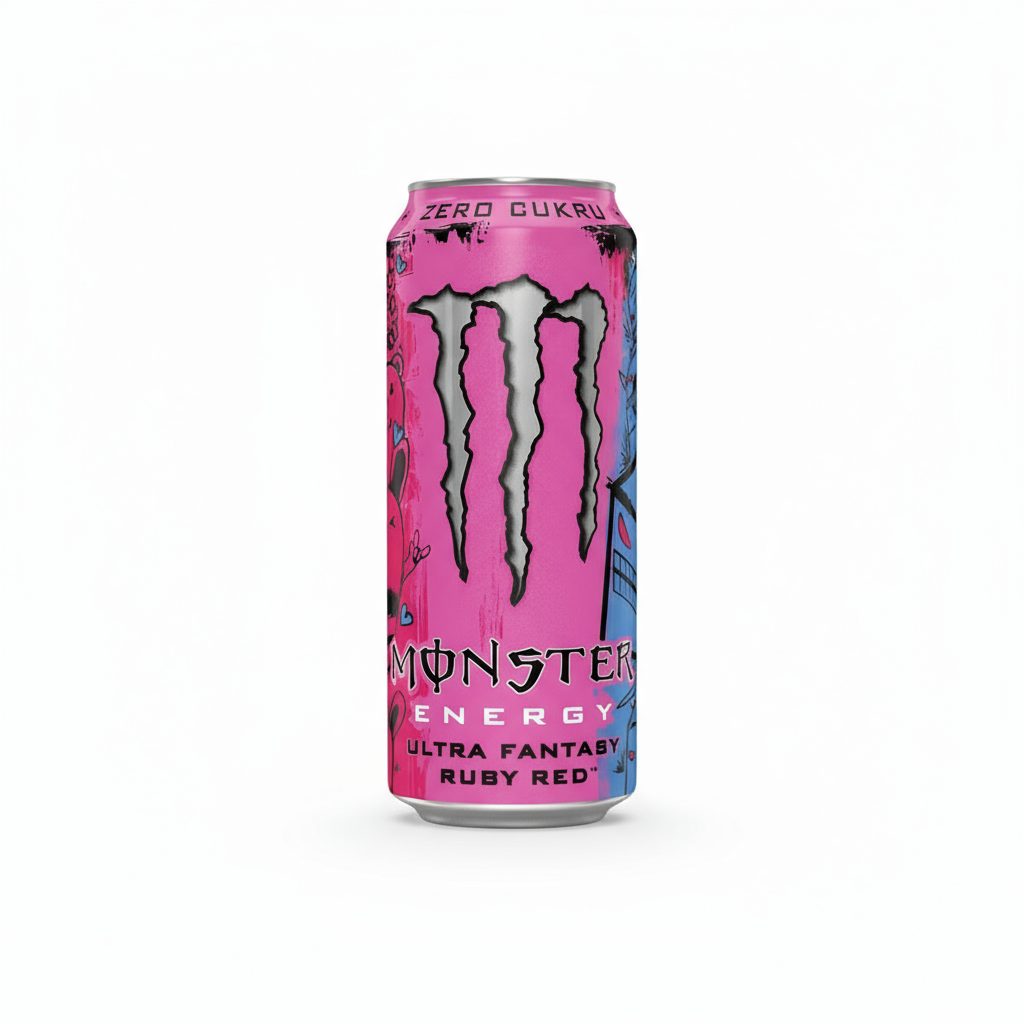 MONSTER ENERGY ULTRA UBY RED 500ML