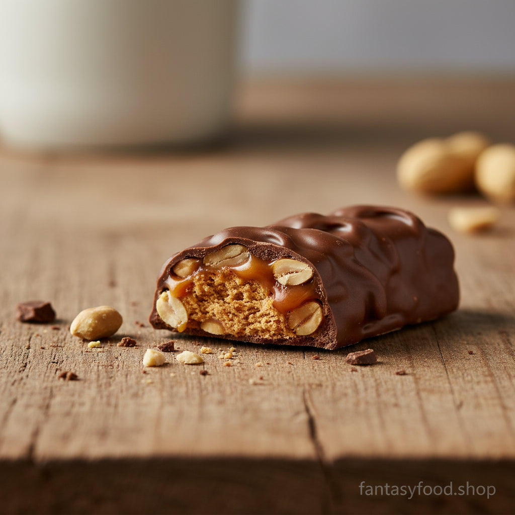 Barretta Reese’s Nutrageous spezzata durante la degustazione