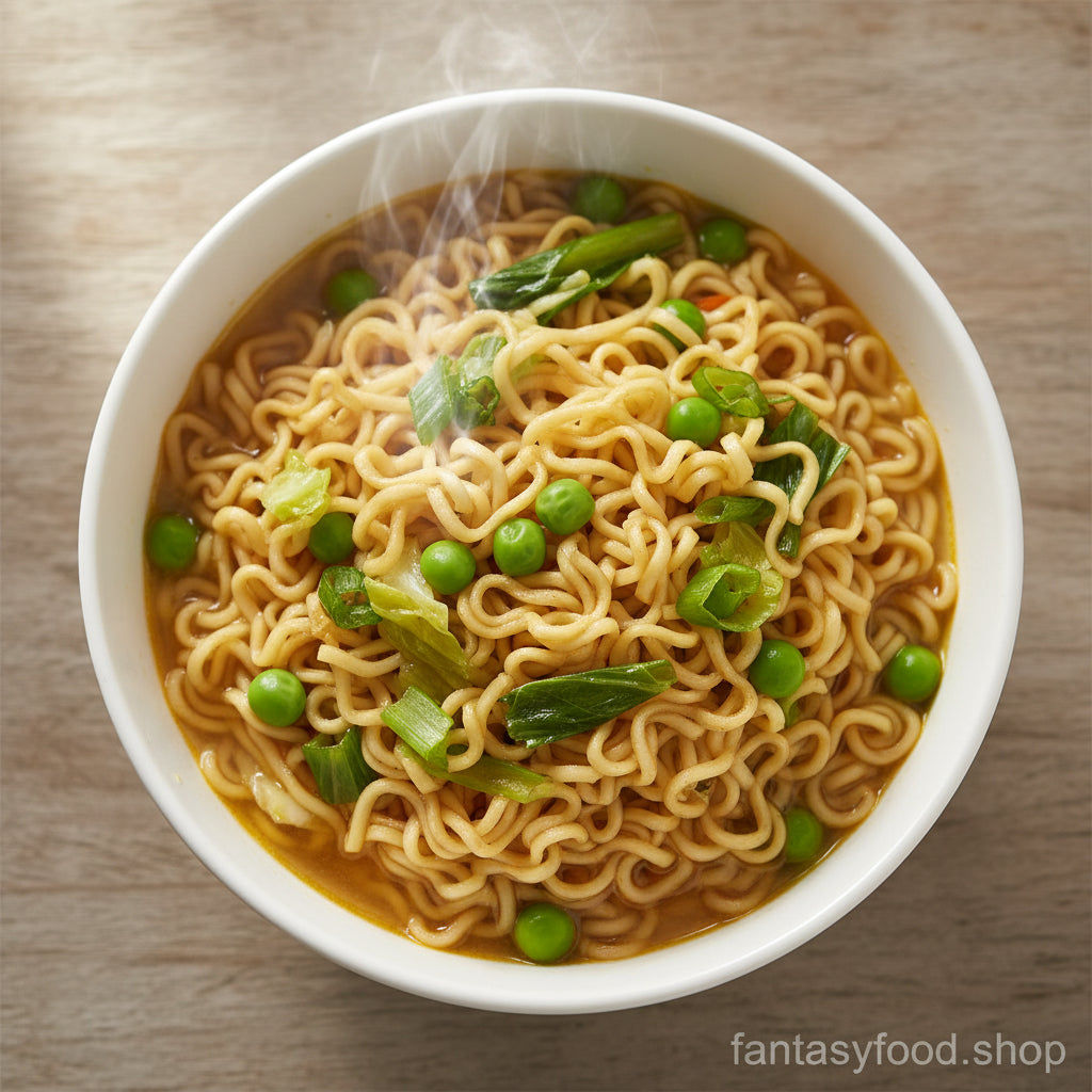 noodles istantanei alle verdure pronti