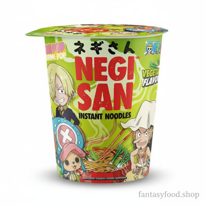 cup noodle One Piece con personaggi anime