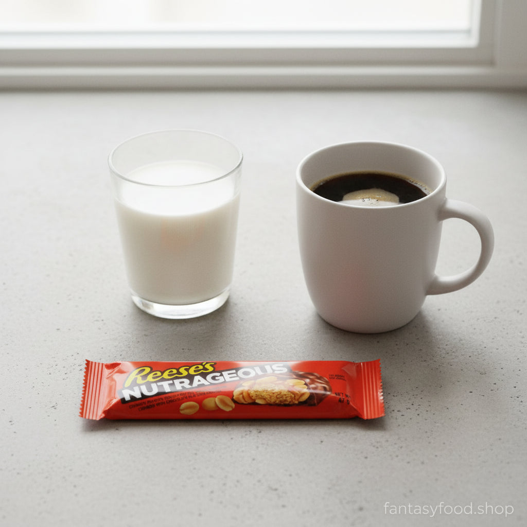 Reese’s Nutrageous abbinata a caffè per una pausa snack intensa
