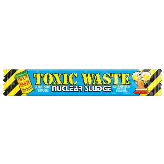 TOXIC WASTE CHEW BAR BLUE RASPBERRY 20g  caramella gommosa aspra al lampone blu