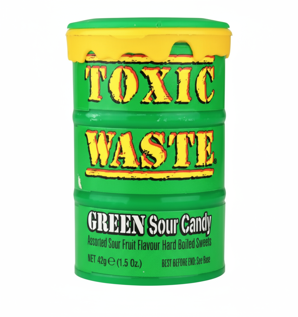💚☢️ TOXIC WASTE GREEN DRUM – EDIZIONE ACIDA ESTREMA (USA)
