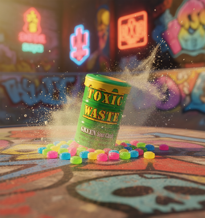💚☢️ TOXIC WASTE GREEN DRUM – EDIZIONE ACIDA ESTREMA (USA)