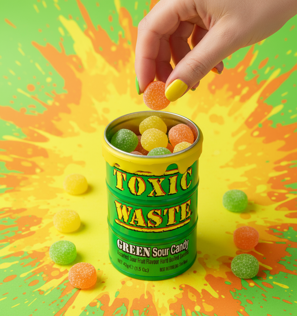💚☢️ TOXIC WASTE GREEN DRUM – EDIZIONE ACIDA ESTREMA (USA)