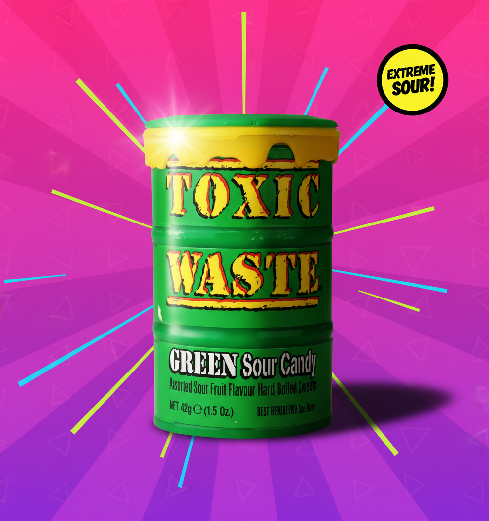 💚☢️ TOXIC WASTE GREEN DRUM – EDIZIONE ACIDA ESTREMA (USA)