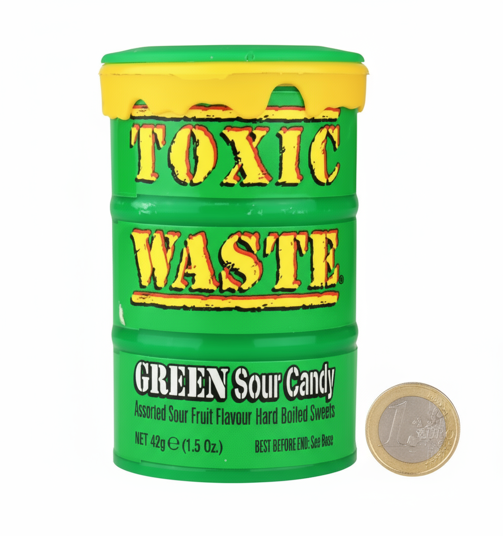 💚☢️ TOXIC WASTE GREEN DRUM – EDIZIONE ACIDA ESTREMA (USA)