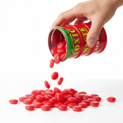 ❤️🔥 TOXIC WASTE RED DRUM – CARAMELLE ASPRE ALLA FRUTTA (USA)