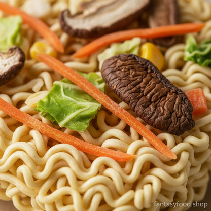 verdure disidratate nel ramen istantaneo