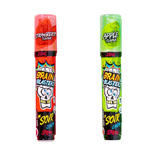 🍉BRAIN BLASTERZ SUPER SOUR SPRAY – MELA FRAGOLA (USA)