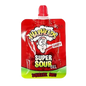 Tubetto di Warheads Super Sour Gel al gusto ciliegia, gel spremibile dagli USA, primo piano su fondo neutro, acidità estrema visibile nel packaging.