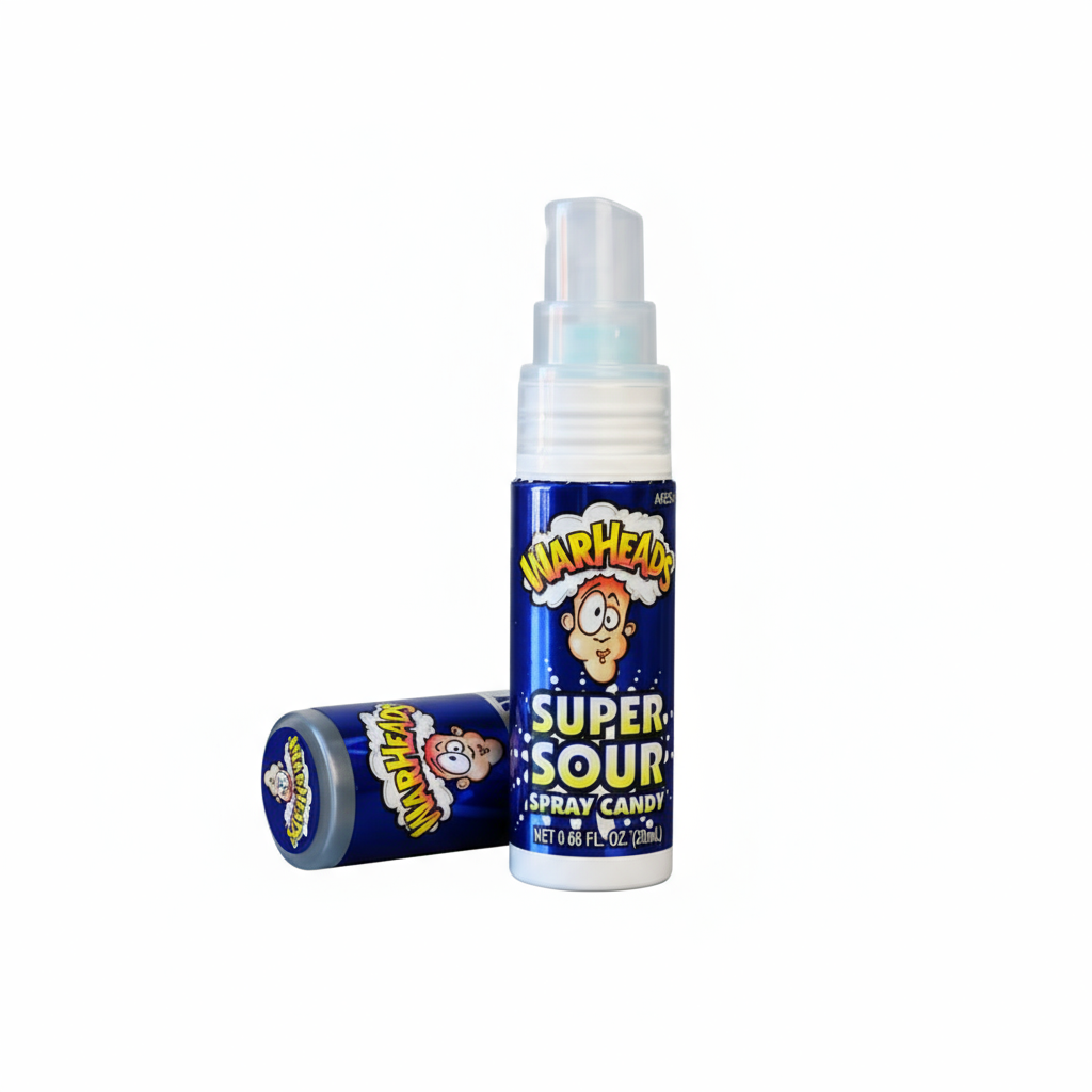 WARHEADS SUPER SOUR SPRAY – LAMPONE BLU (USA)