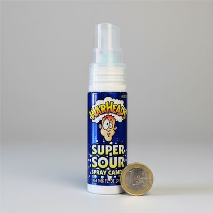 💙 WARHEADS SUPER SOUR SPRAY – LAMPONE BLU (USA)