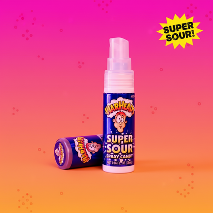 💙 WARHEADS SUPER SOUR SPRAY – LAMPONE BLU (USA)