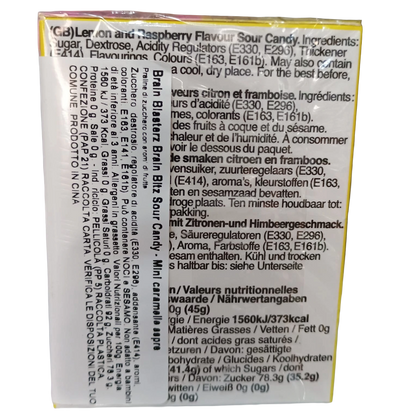 🍏🍓 BRAIN BLASTERZ BRAIN BITZ SOUR CANDY – MELA VERDE & FRAGOLA  💣