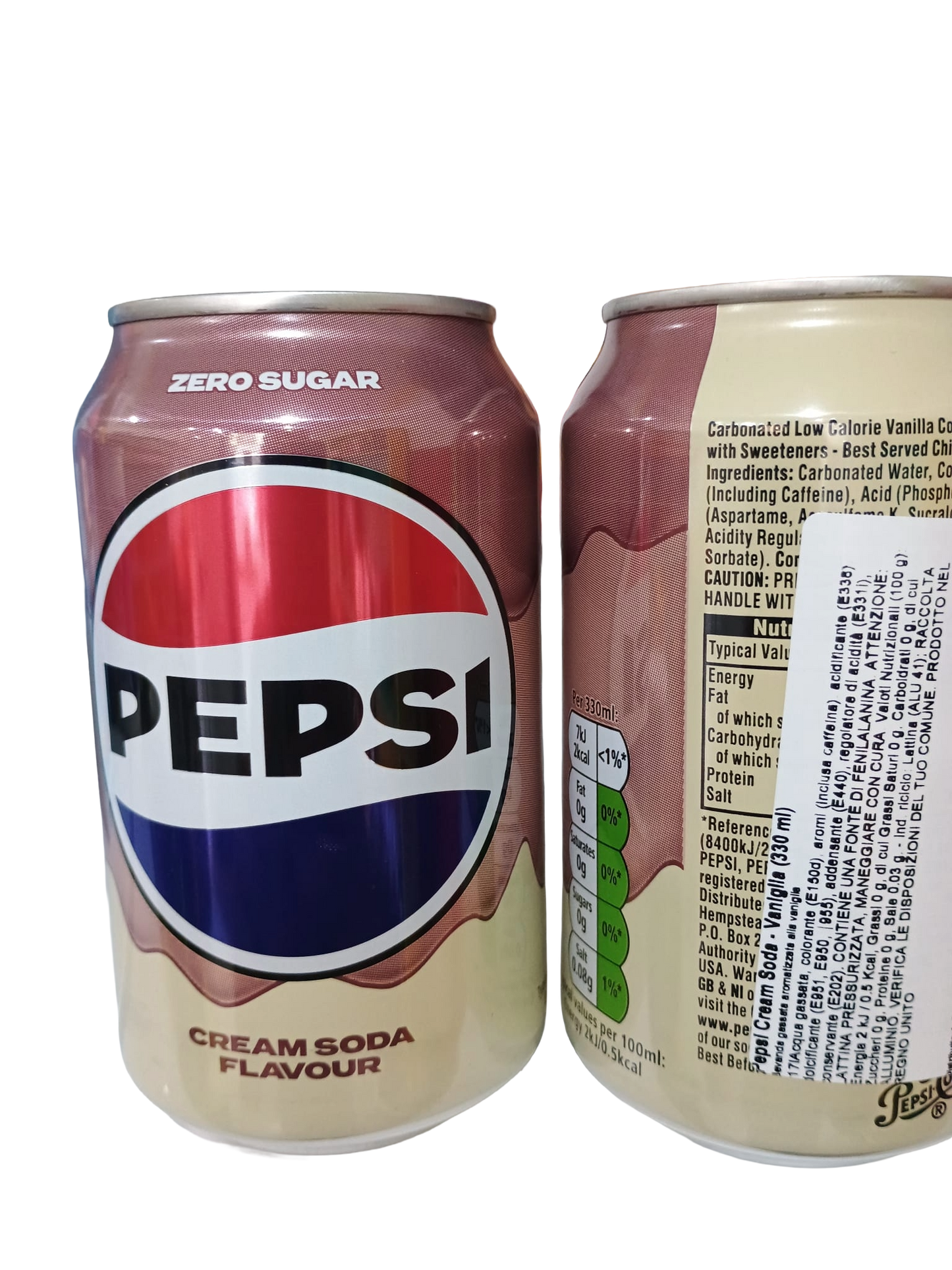 🥤 PEPSI CREAM SODA - VANIGLIA (330ML) 🇬🇧