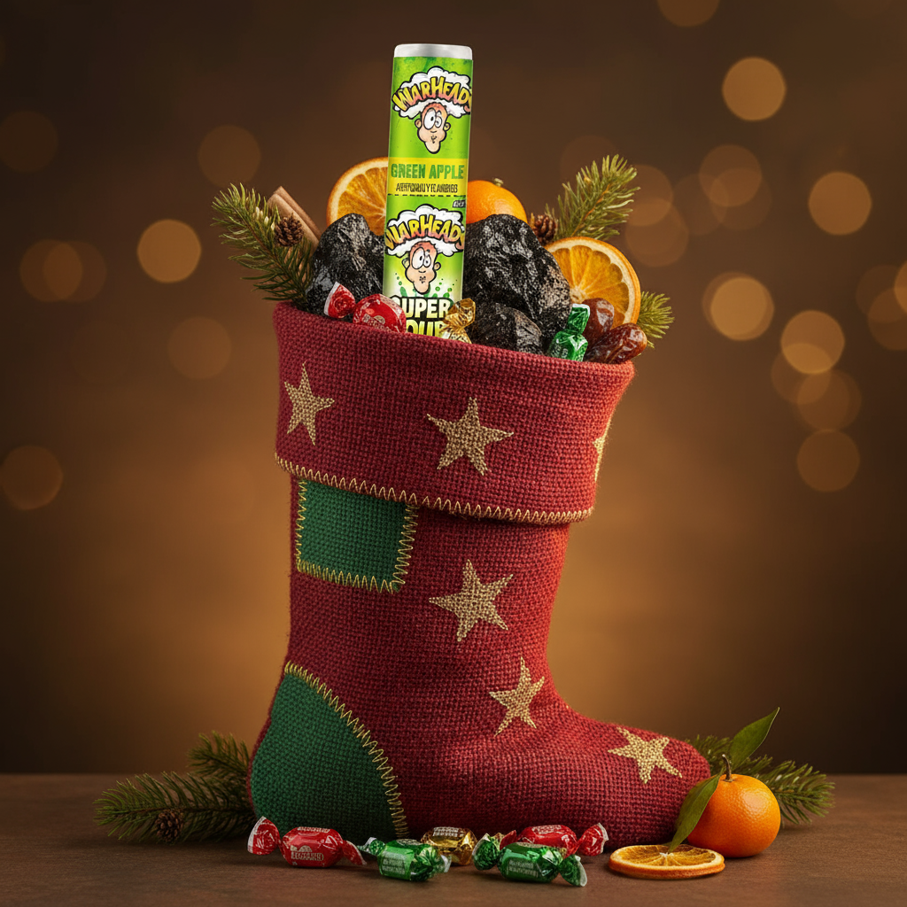 🍏 WARHEADS SUPER SOUR SPRAY – MELA VERDE ESPLOSIVA (USA)