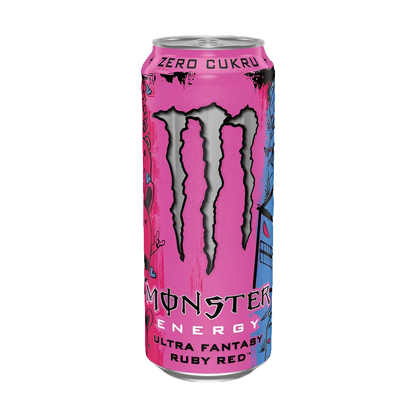 🧡 MONSTER ENERGY ULTRA  FANTASY RUBY RED – EU (500 ML)⚡