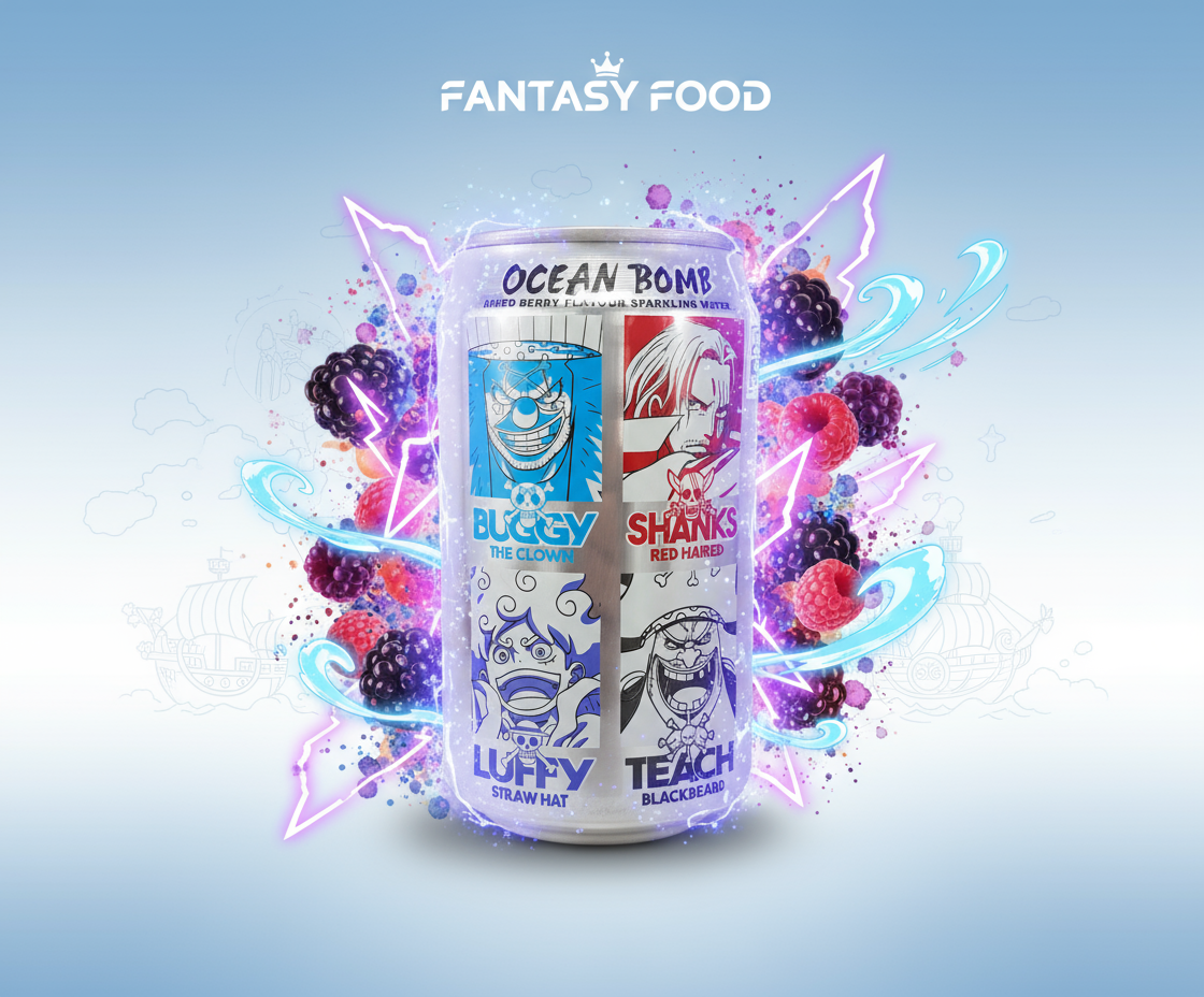 🏴‍☠️ ONE PIECE 4 IMPERATORI - FRUTTI DI BOSCO (330ML) 🍇