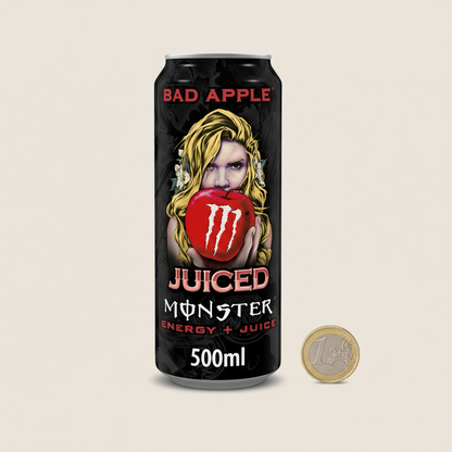 🍏💀 MONSTER ENERGY BAD APPLE – MELA ACIDA (500 ML )EU⚡
