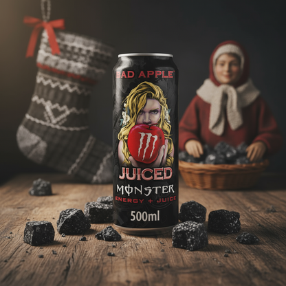 🍏💀 MONSTER ENERGY BAD APPLE – MELA ACIDA (500 ML )EU⚡