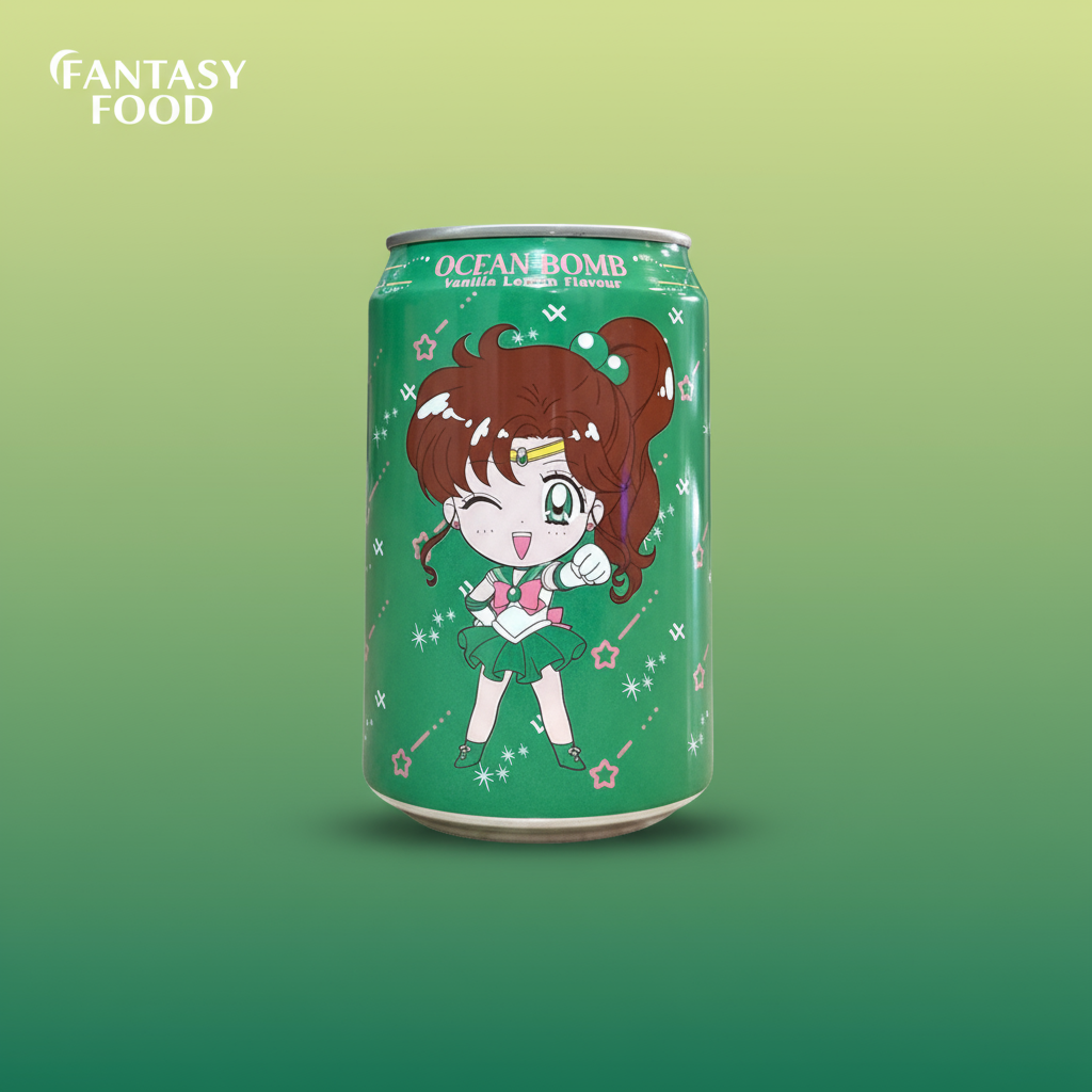 💚 OCEAN BOMB SAILOR JUPITER – BEVANDA FRIZZANTE VANIGLIA & LIMONE (TAIWAN)