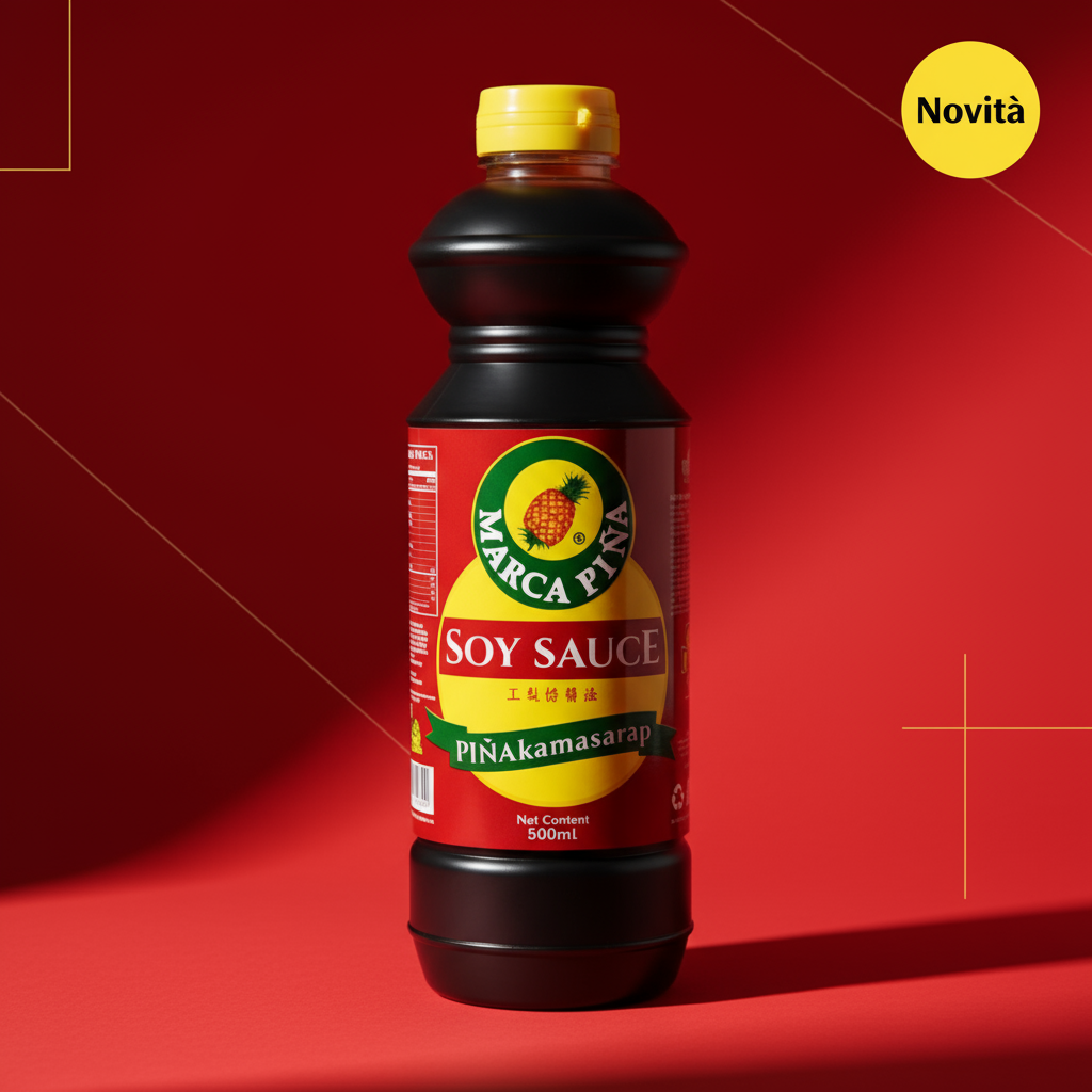 🥢 MARCA PIÑA – SALSA DI SOIA FILIPPINA 🇵🇭 (500ml)