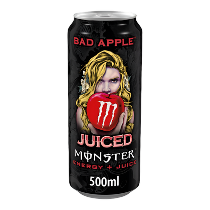 🍏💀 MONSTER ENERGY BAD APPLE – MELA ACIDA (500 ML )EU⚡