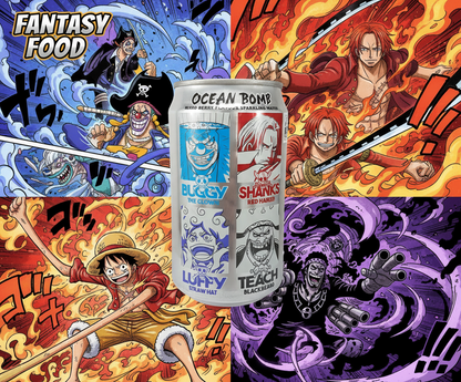 🏴‍☠️ ONE PIECE 4 IMPERATORI - FRUTTI DI BOSCO (330ML) 🍇