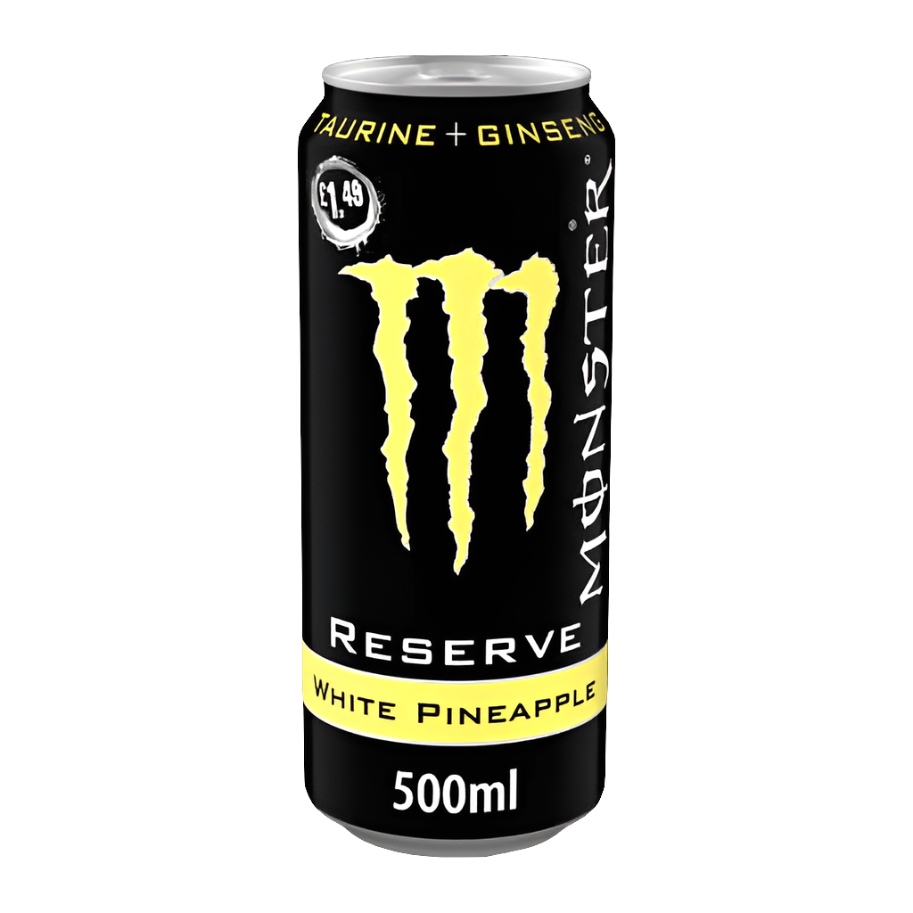 🧡 MONSTER RESERVE WHITE PINEAPPLE UK (500 ML)⚡ENERGIA TROPICALE