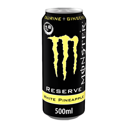 🧡 MONSTER RESERVE WHITE PINEAPPLE UK (500 ML)⚡ENERGIA TROPICALE