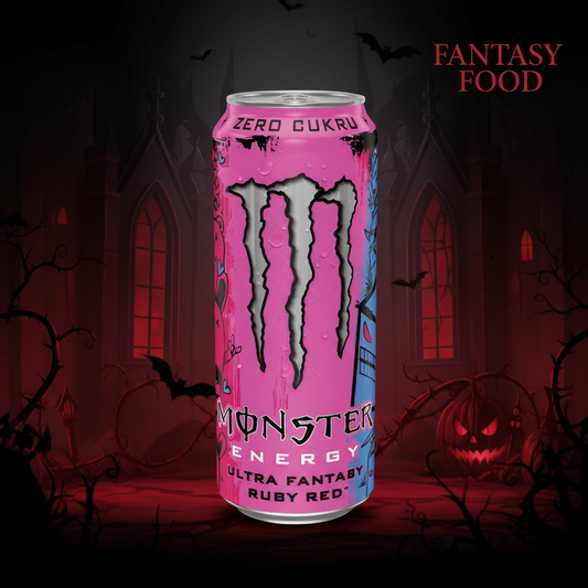 🧡 MONSTER ENERGY ULTRA  FANTASY RUBY RED – EU (500 ML)⚡