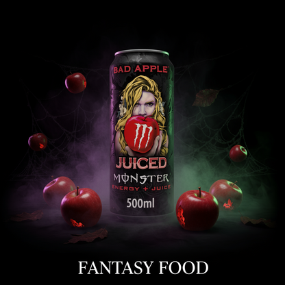 🍏💀 MONSTER ENERGY BAD APPLE – MELA ACIDA (500 ML )EU⚡
