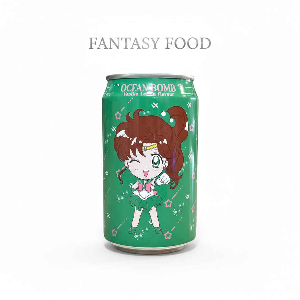 💚 OCEAN BOMB SAILOR JUPITER – BEVANDA FRIZZANTE VANIGLIA & LIMONE (TAIWAN)
