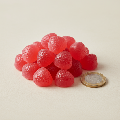 🍓COKOC STRAWBERRY: Caramelle che si sbucciano alla fragola (75G) [Halal]